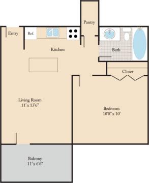The Cherokee floor plan