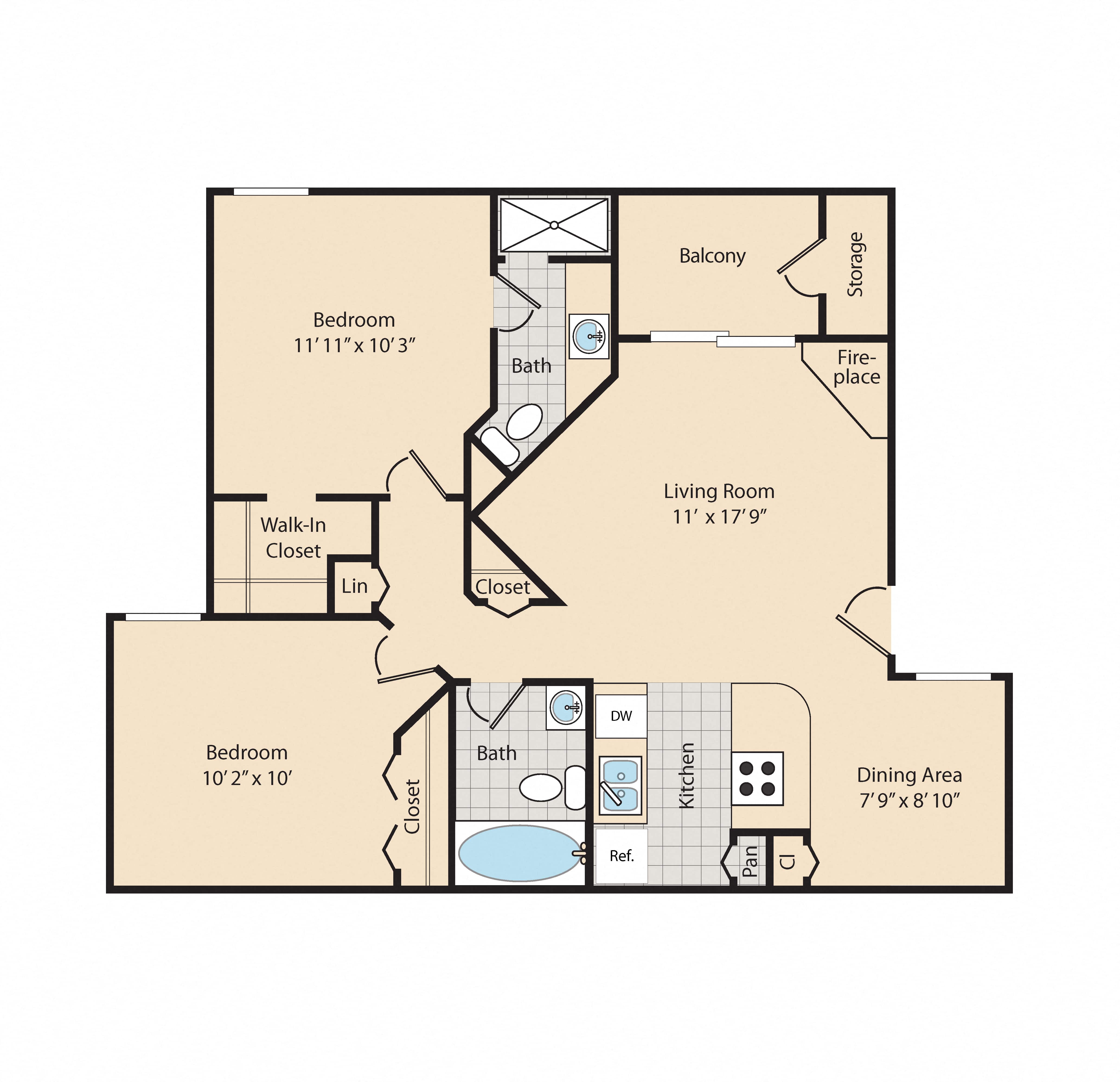 B1 Premier floor plan