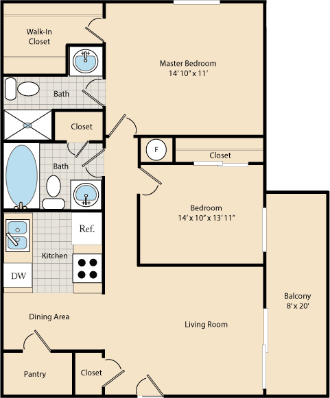 The Maple floor plan
