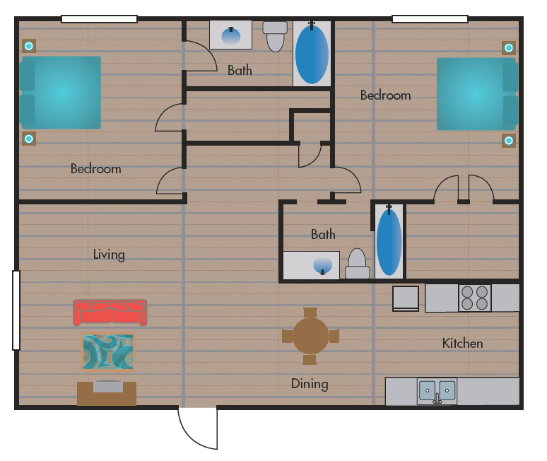 B2 floor plan