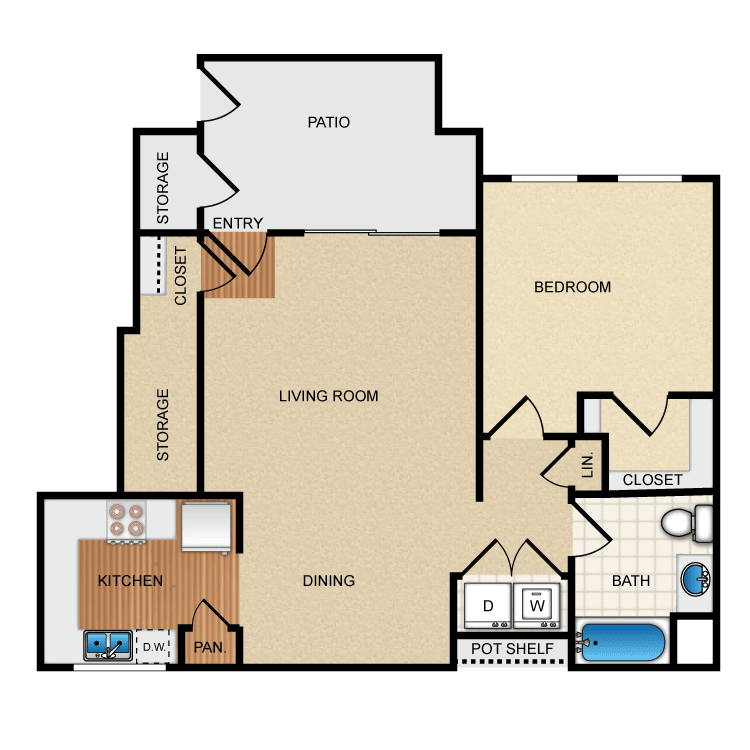 A2 floor plan