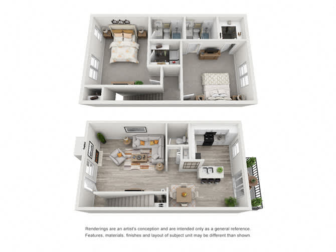 Windsor 2-2.5 TH floor plan