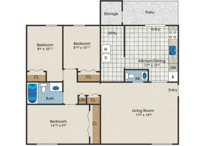 #I068 floor plan