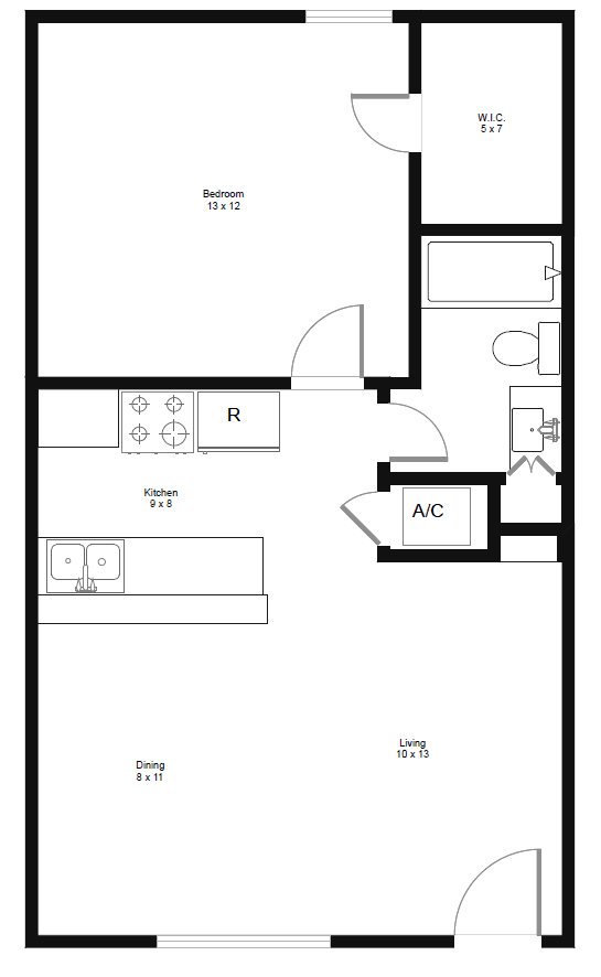 A1 floor plan