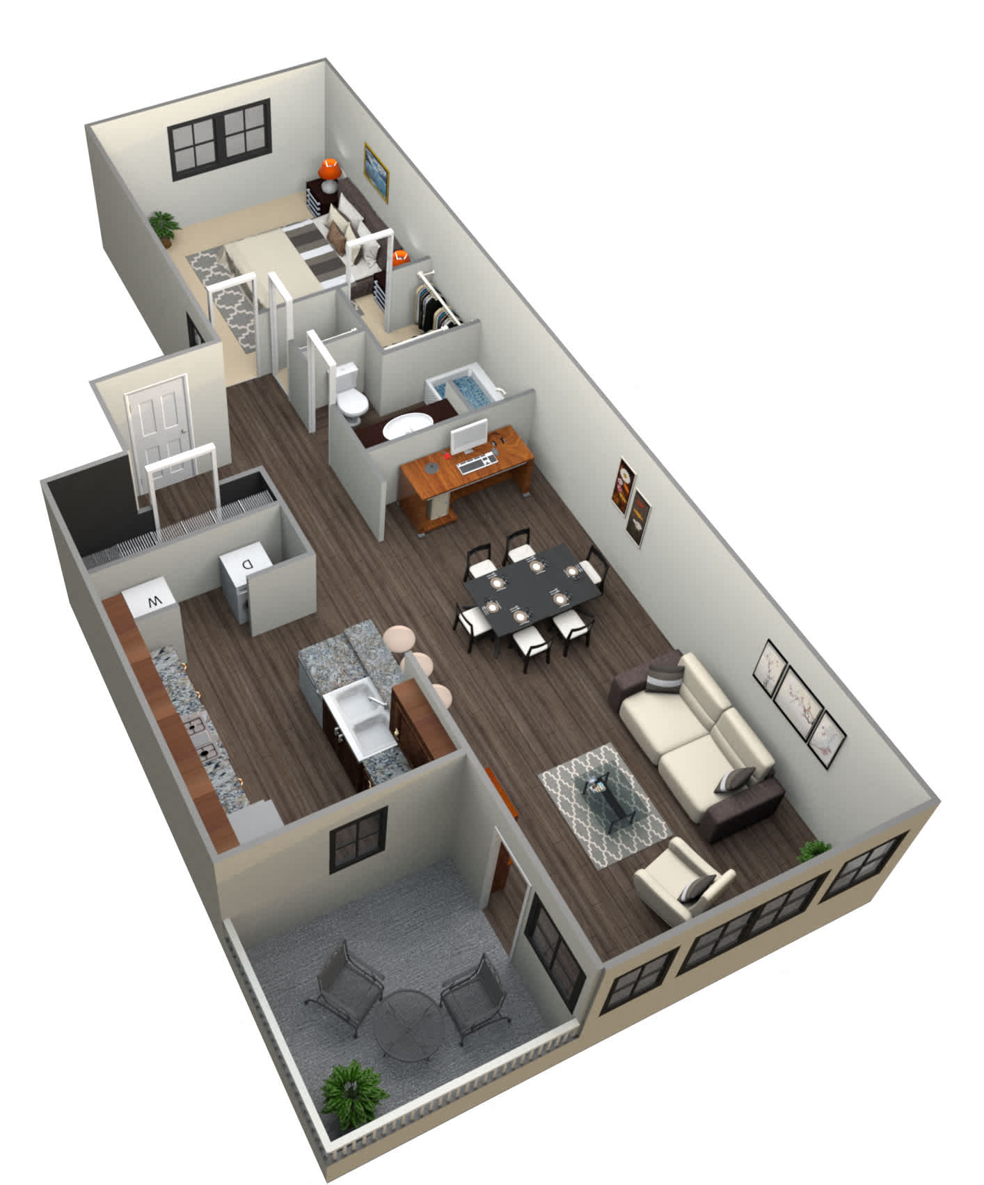 A1 floor plan