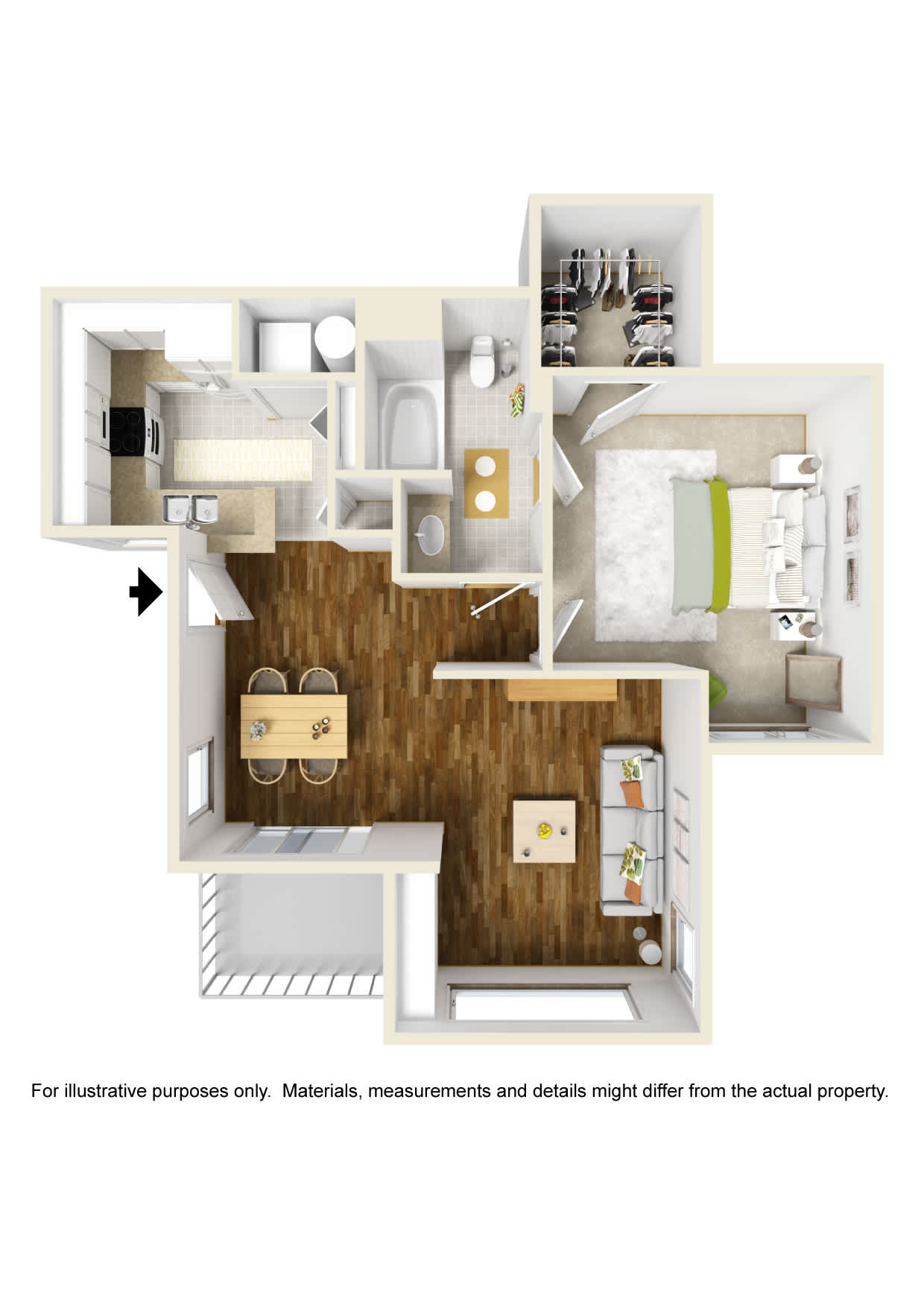 A1 floor plan