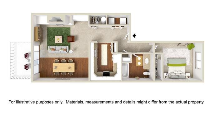 A1 floor plan