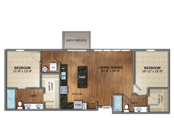 #116HL floor plan