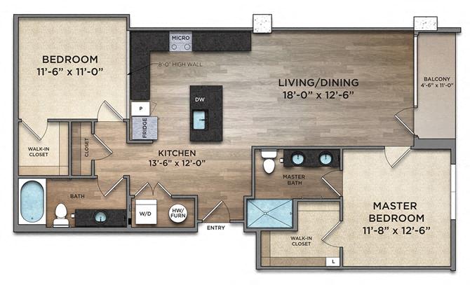 #208 floor plan