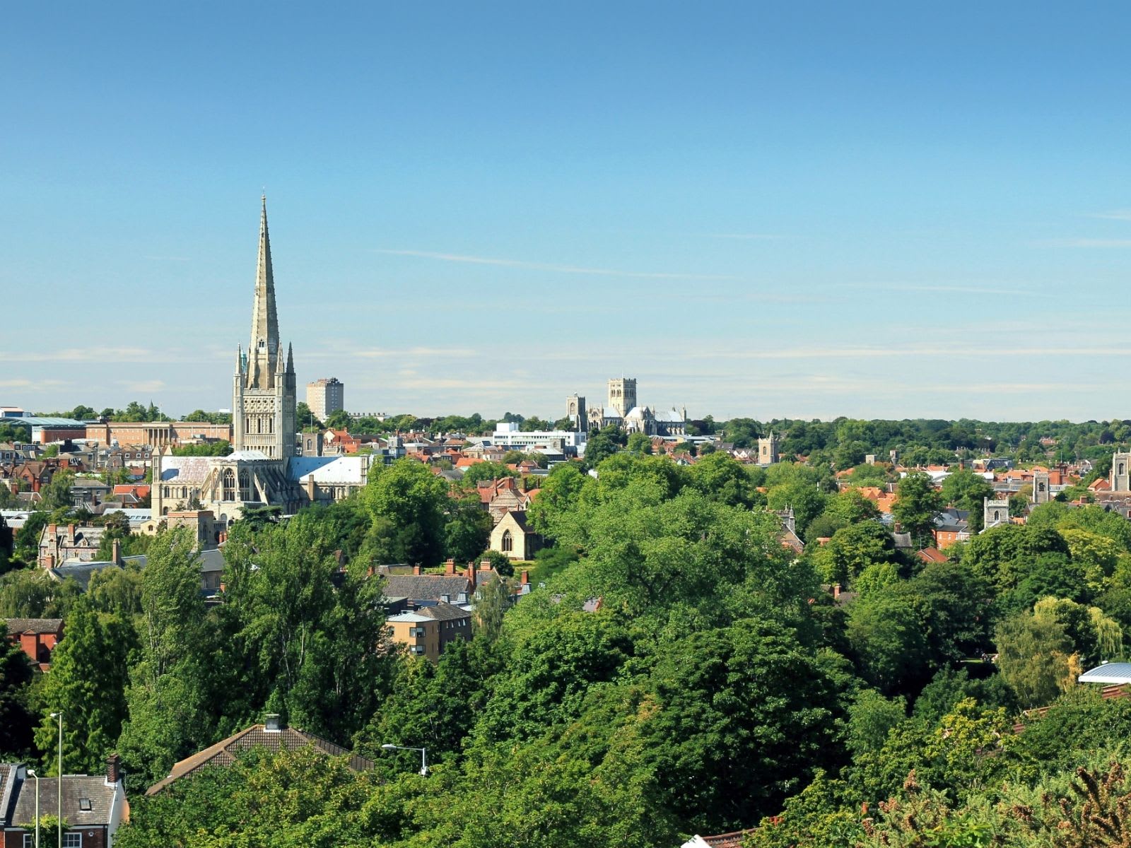 Norwich Skyline during the day
