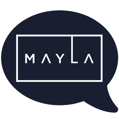 Custom Chat Icon at Mayla Pompano, Pompano Beach, FL