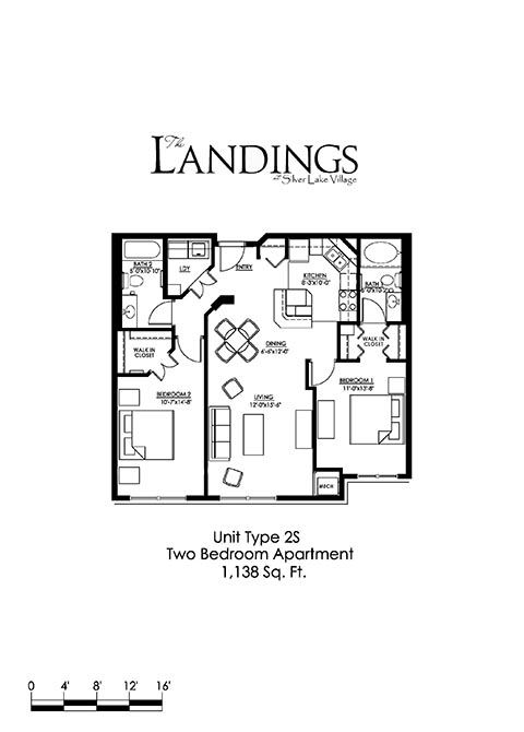Two Bedroom S floor plan