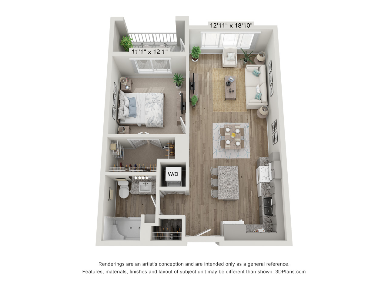 1A floor plan