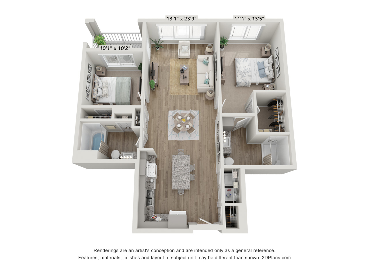 2D floor plan