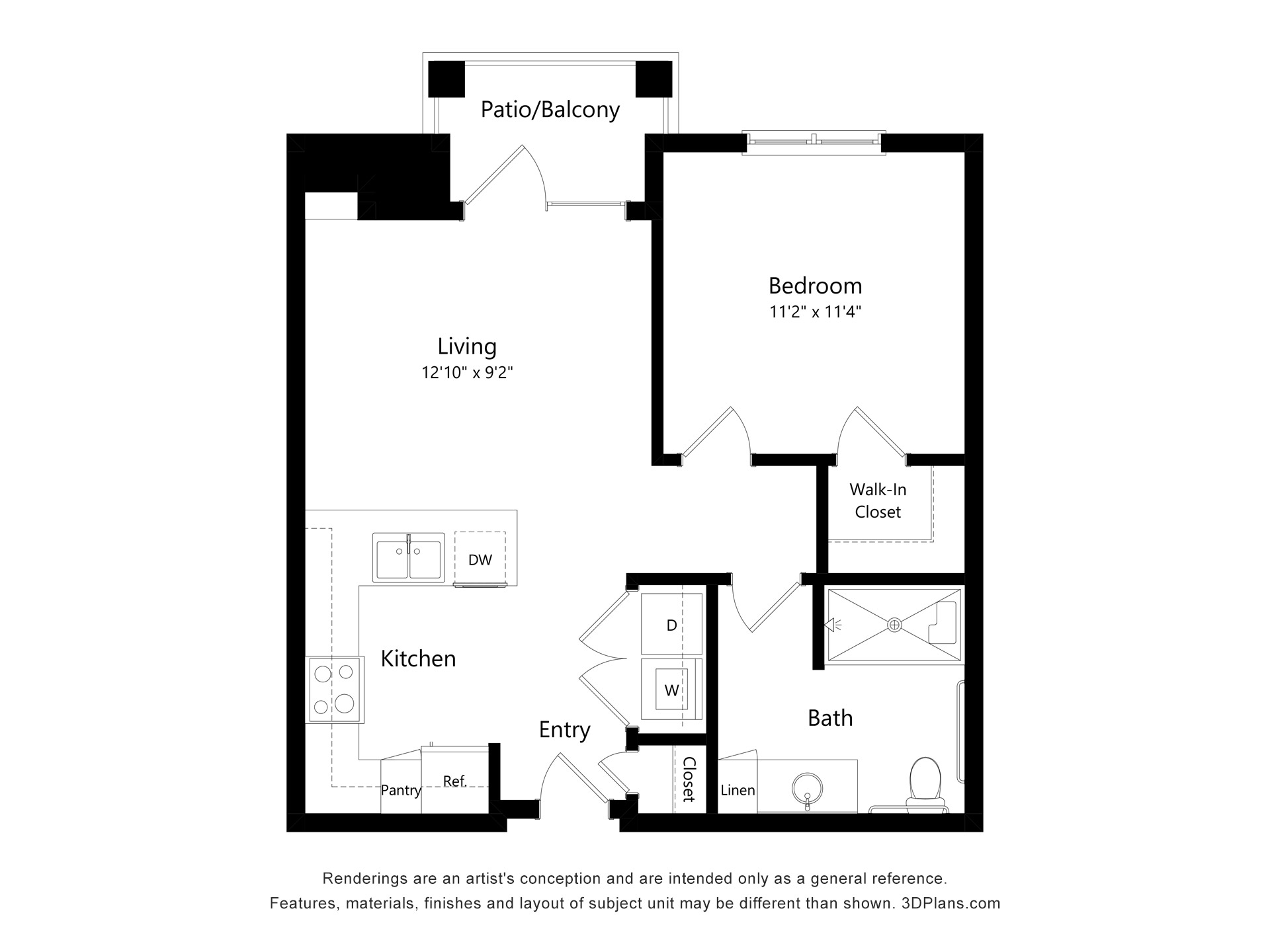 1A floor plan