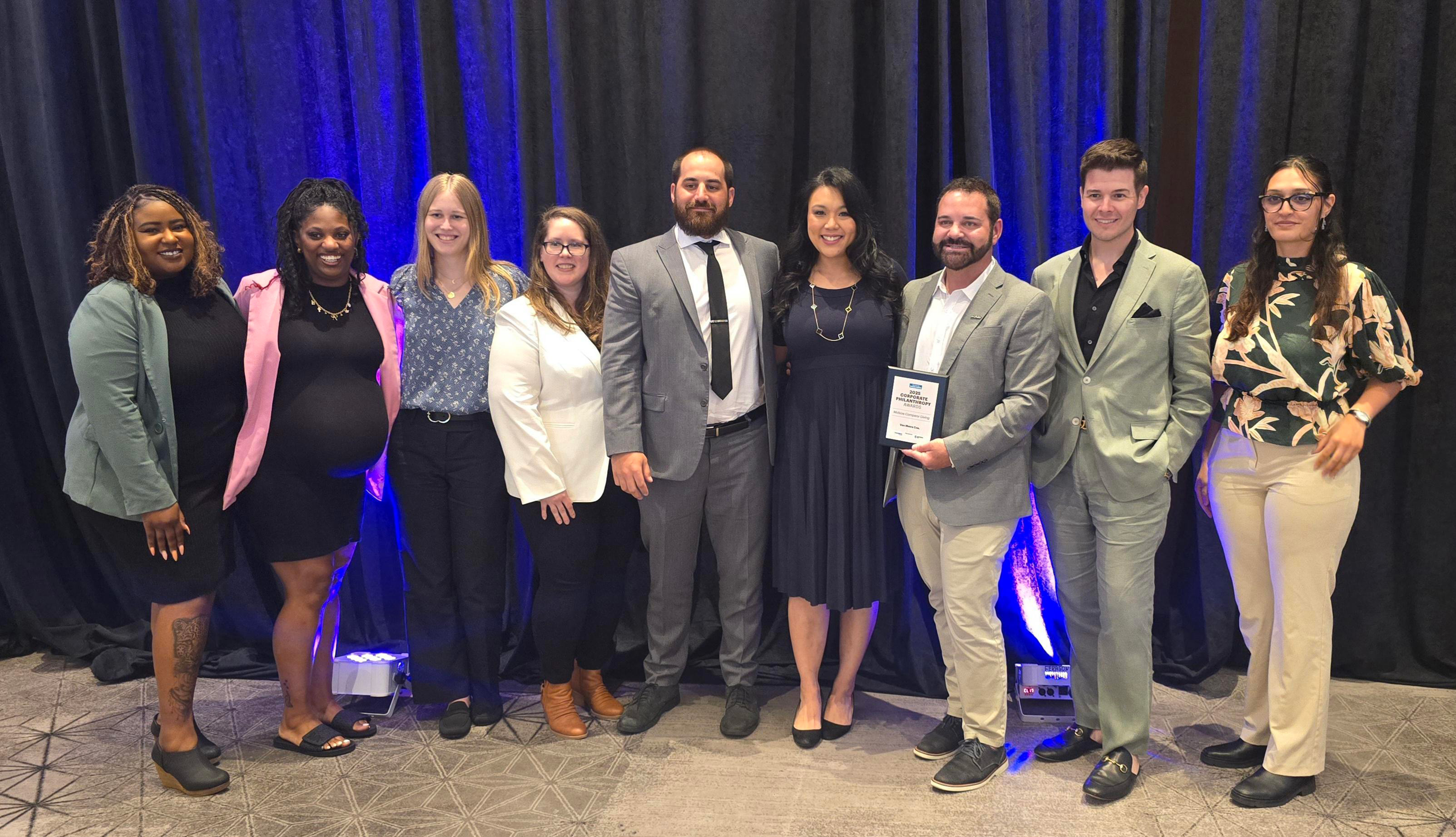 A 1st place community excellence award