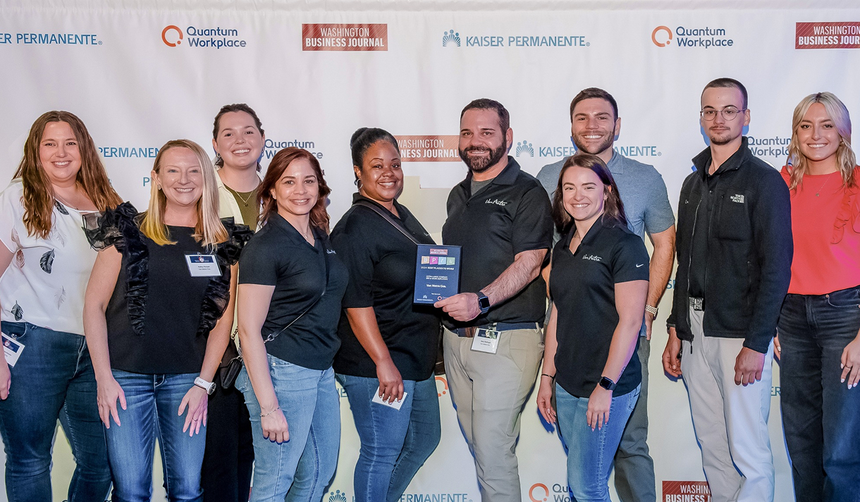 A 1st place community excellence award