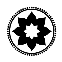 A black and white image with the text "% ARABICA" in the center.