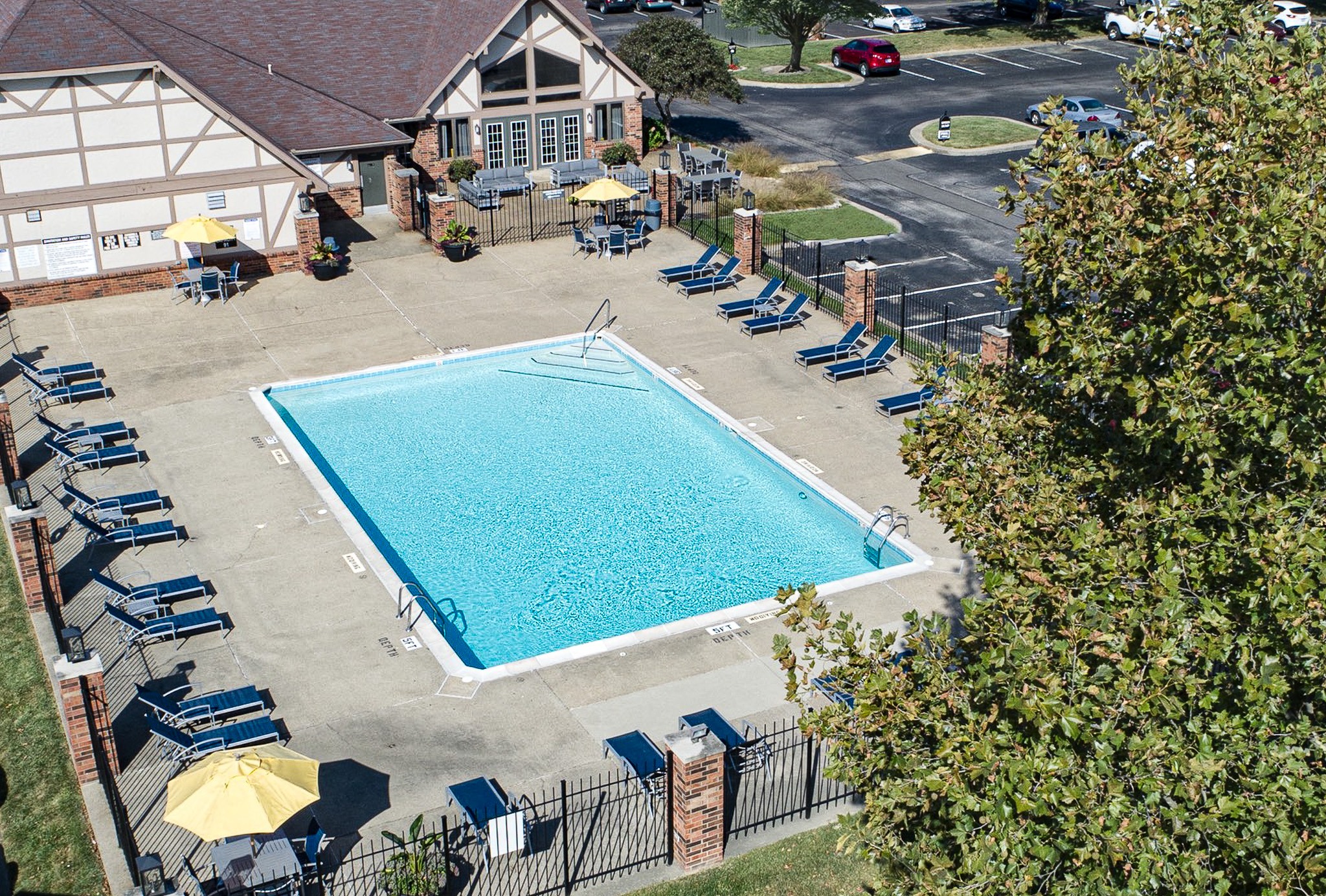 Pool at The Timbers Apartments