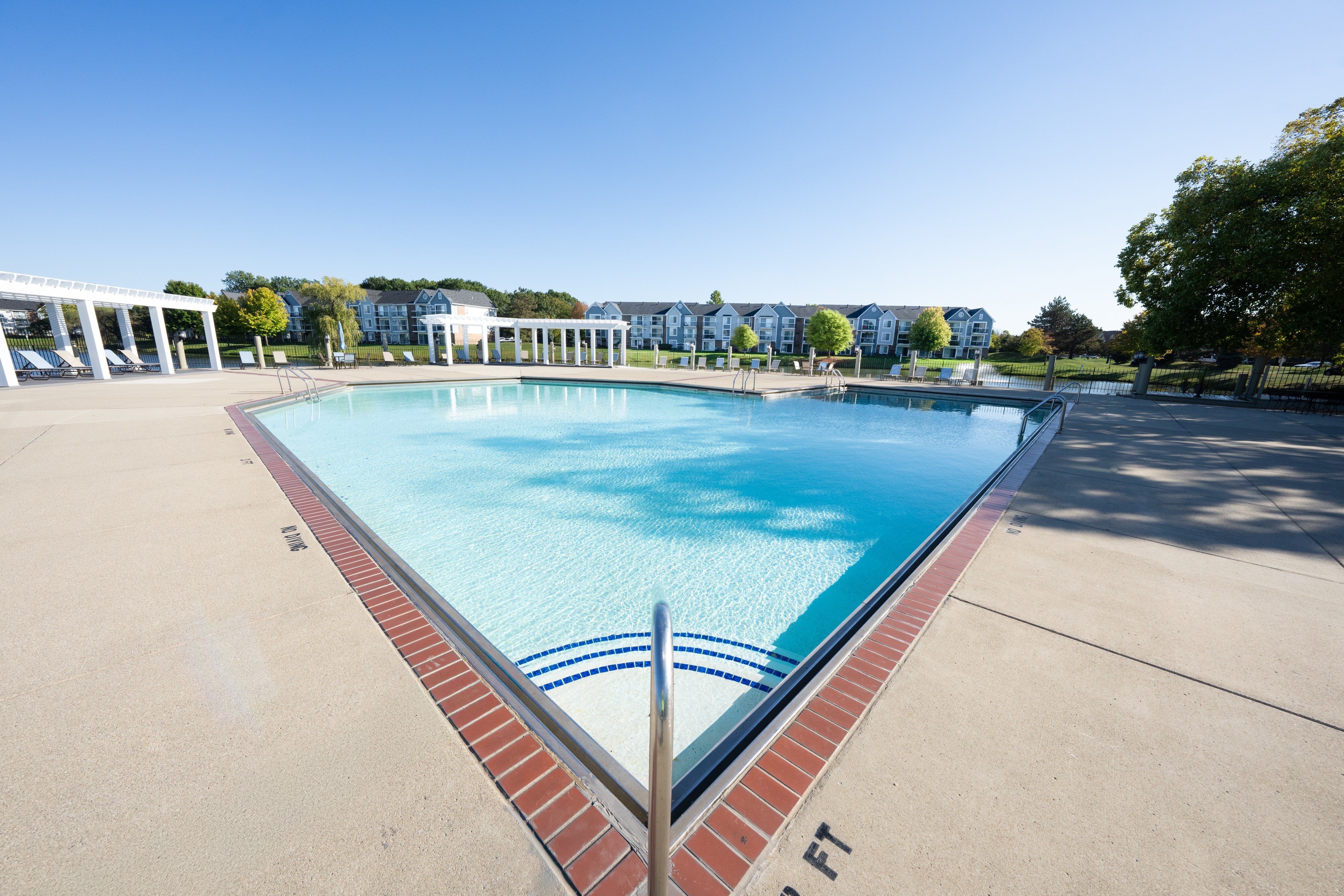 Pool at The Landings Apartments