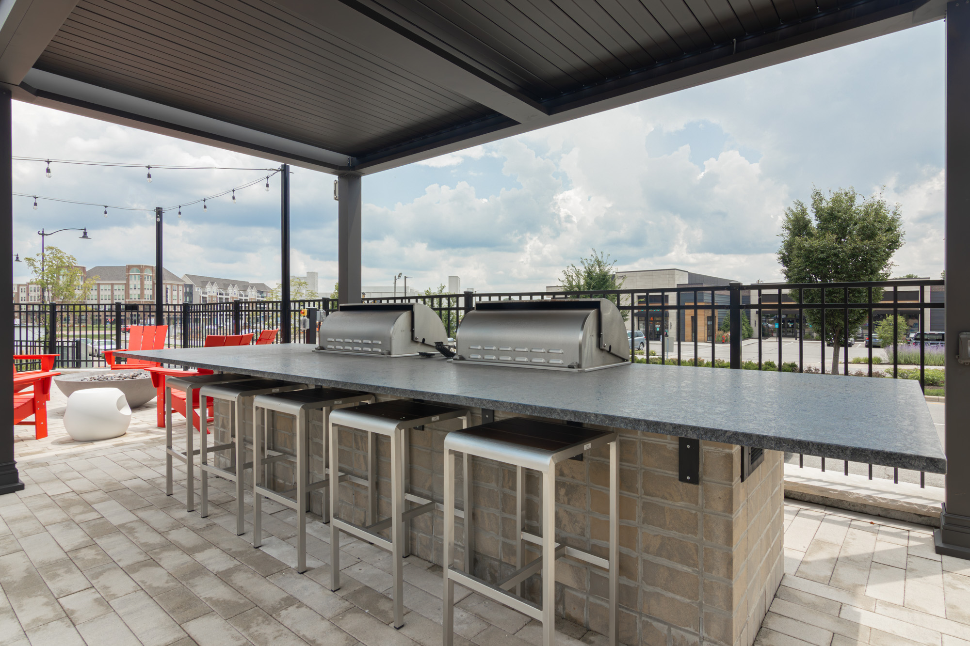 Grill area at Avant (1 of 2)