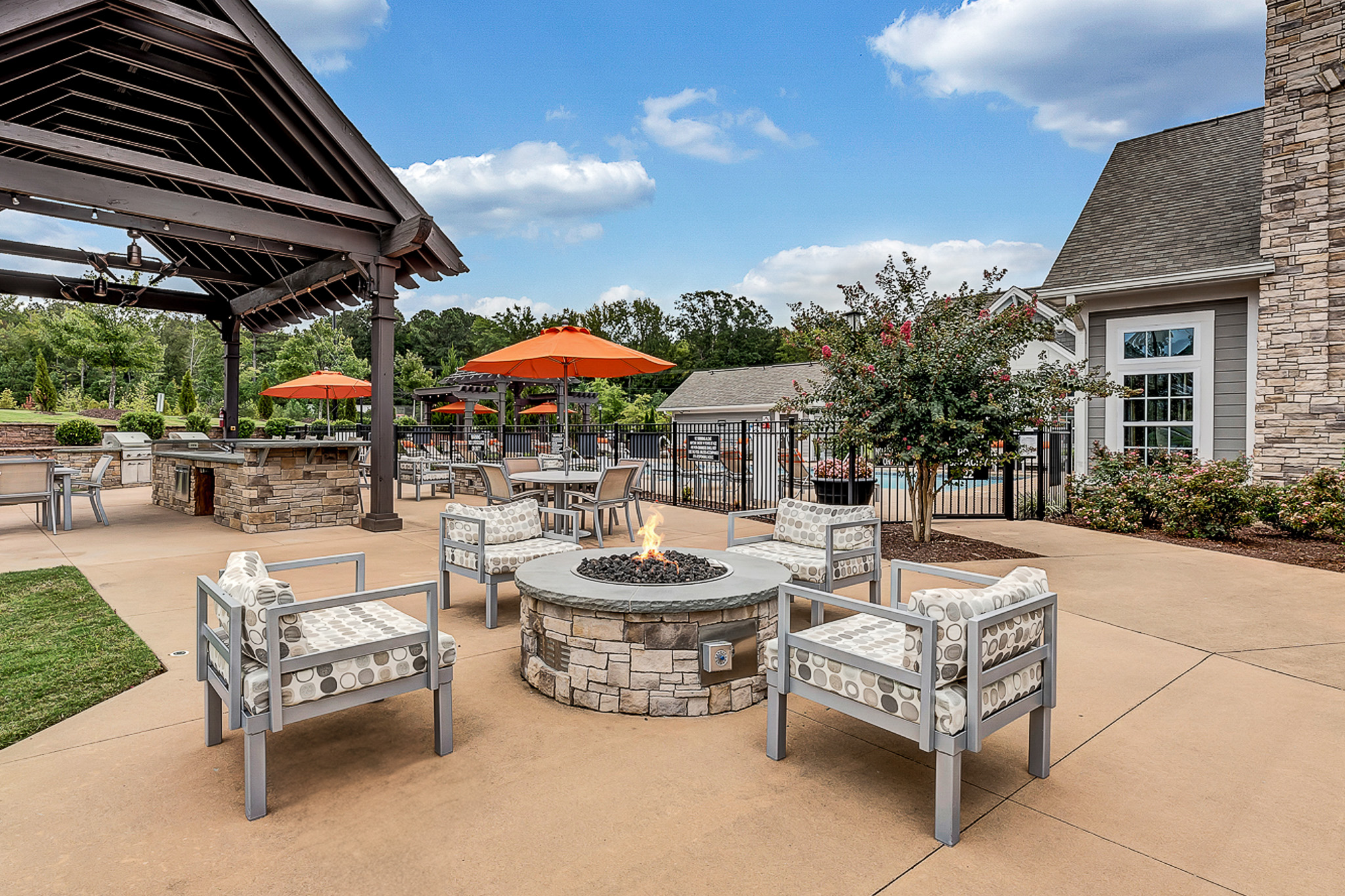 Grill area at Avellan Springs Apartments (2 of 2)