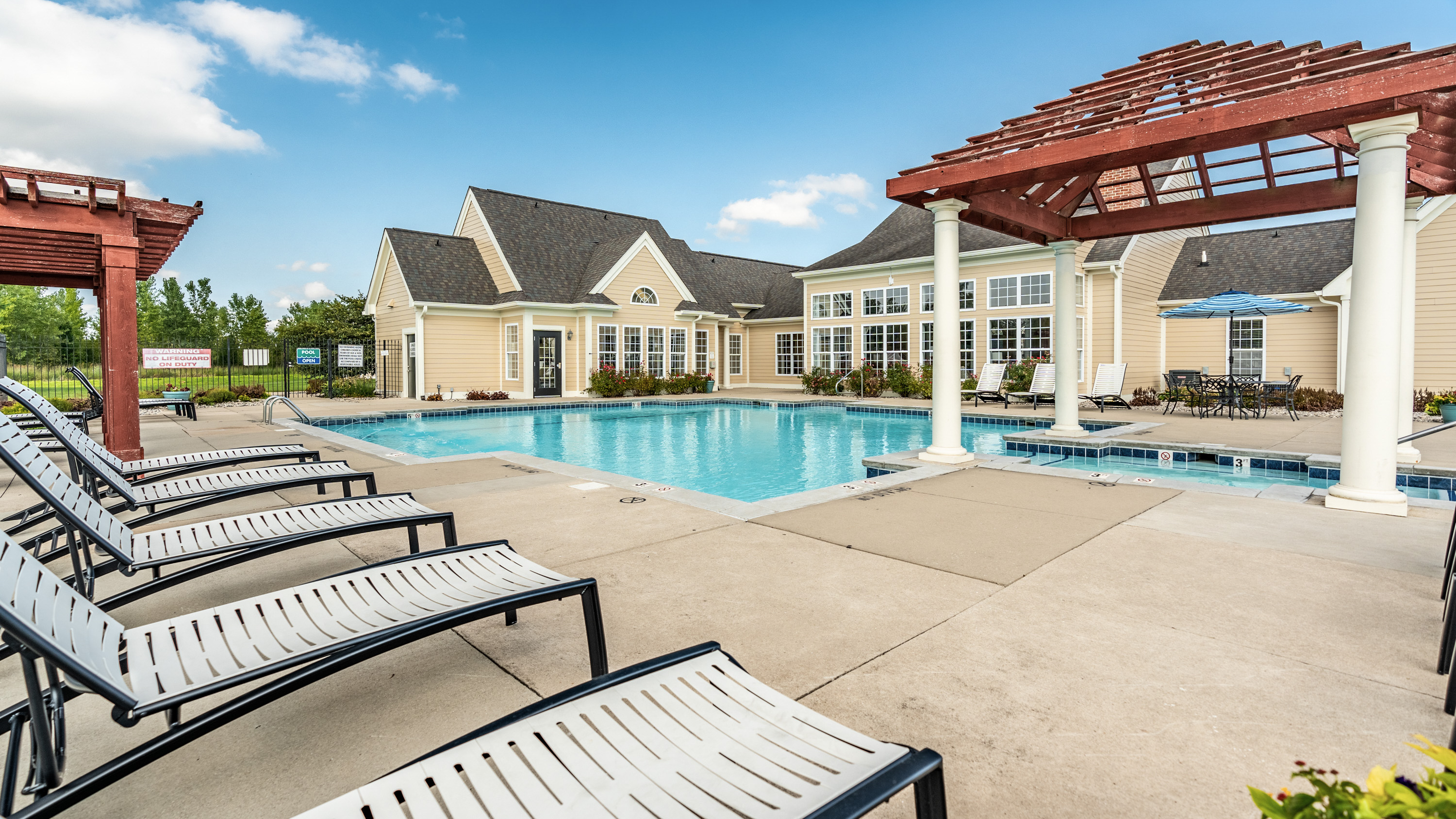 Pool at Brickshire Apartments (3 of 4)
