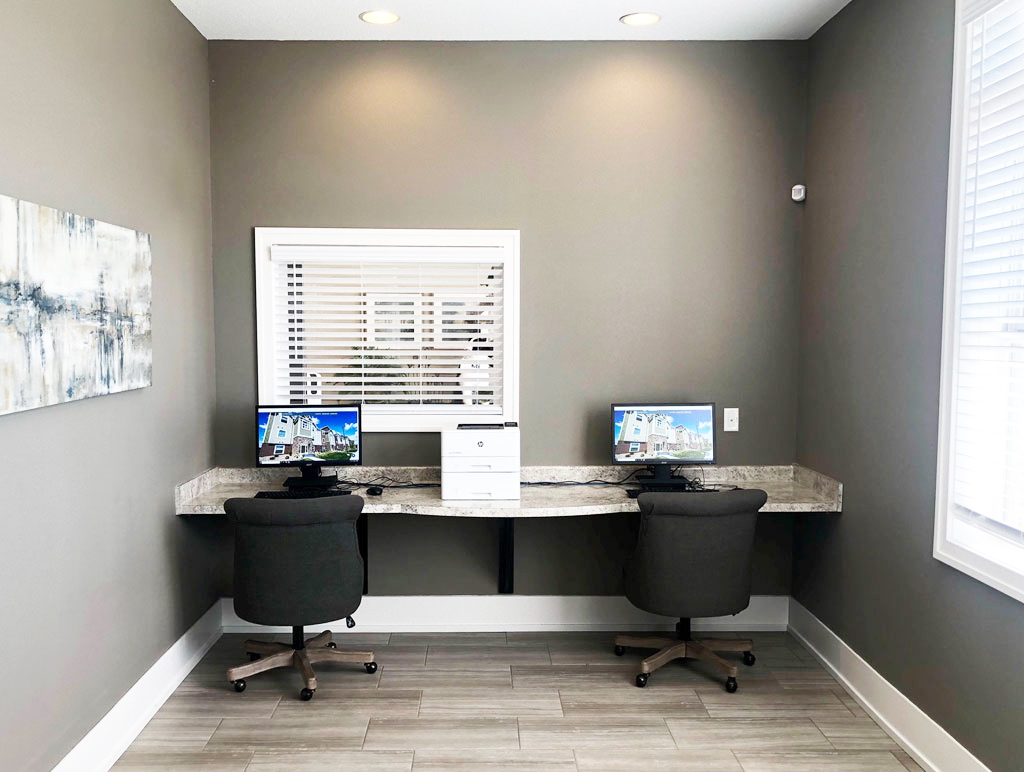 Work space at Copper Creek Apartment Homes