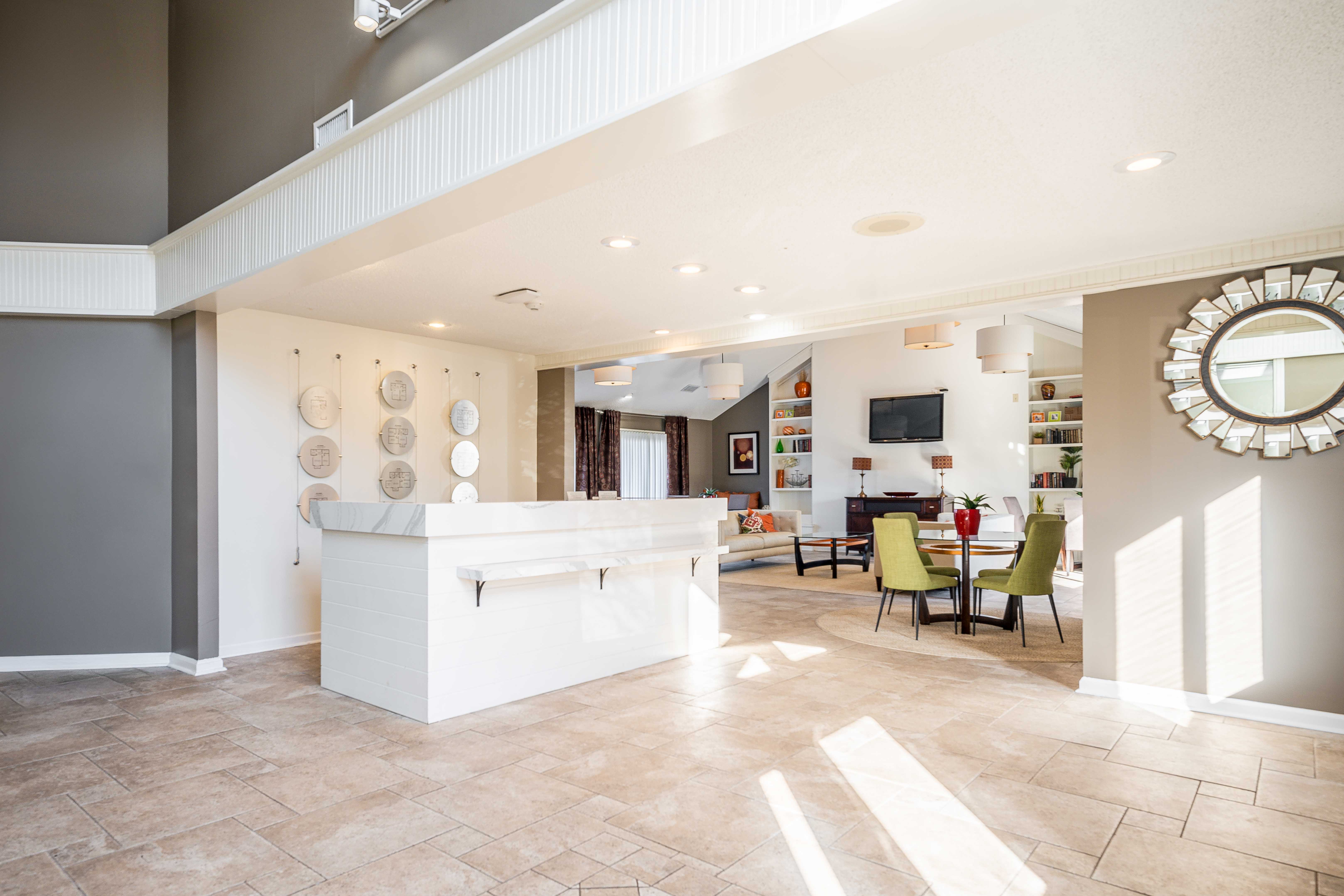 Lobby at Scarborough Lake Apartments