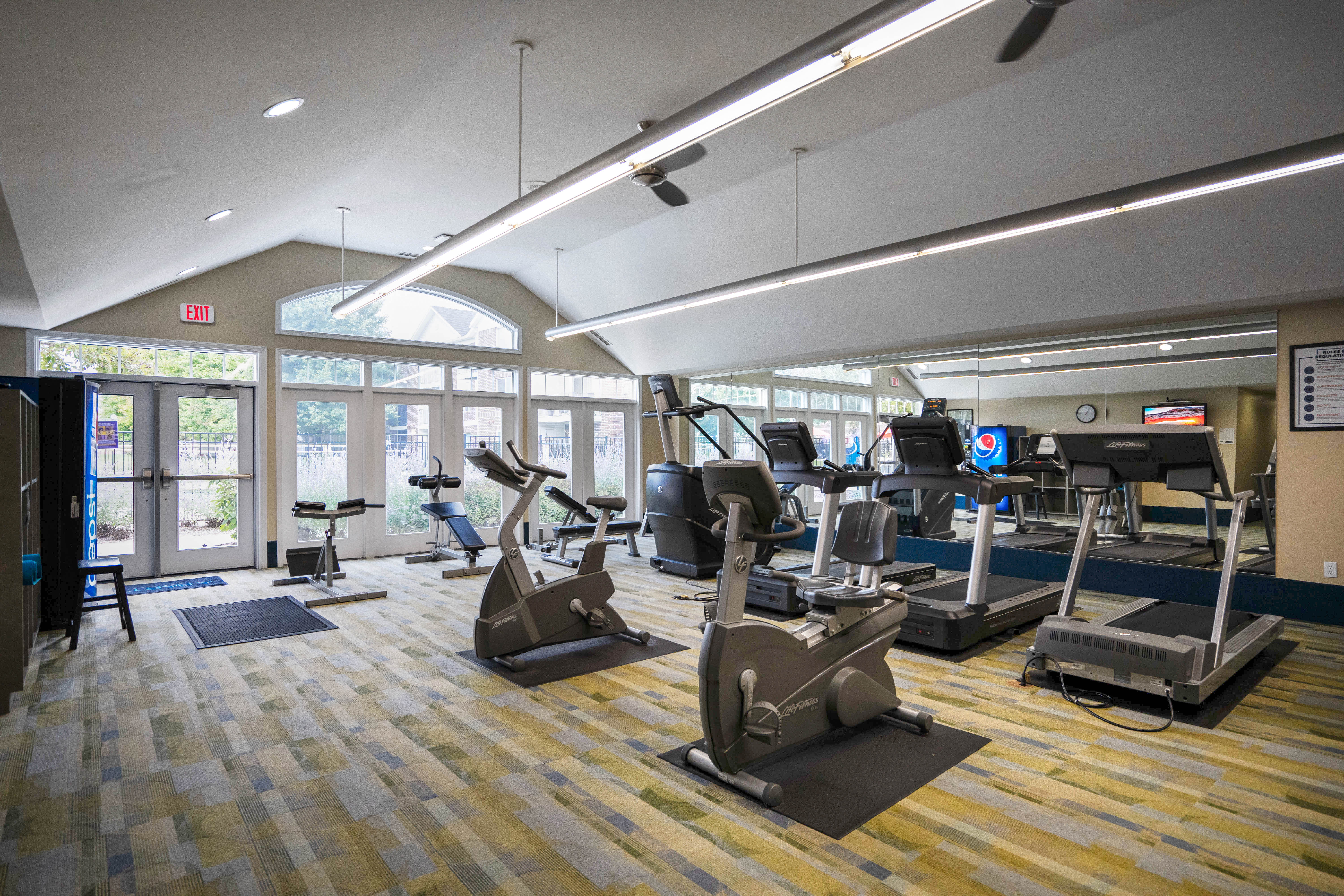 Gym at Towne Lakes Apartments