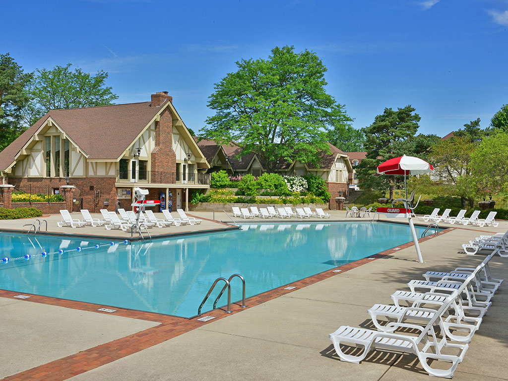 Pool at The Village Apartments (2 of 3)
