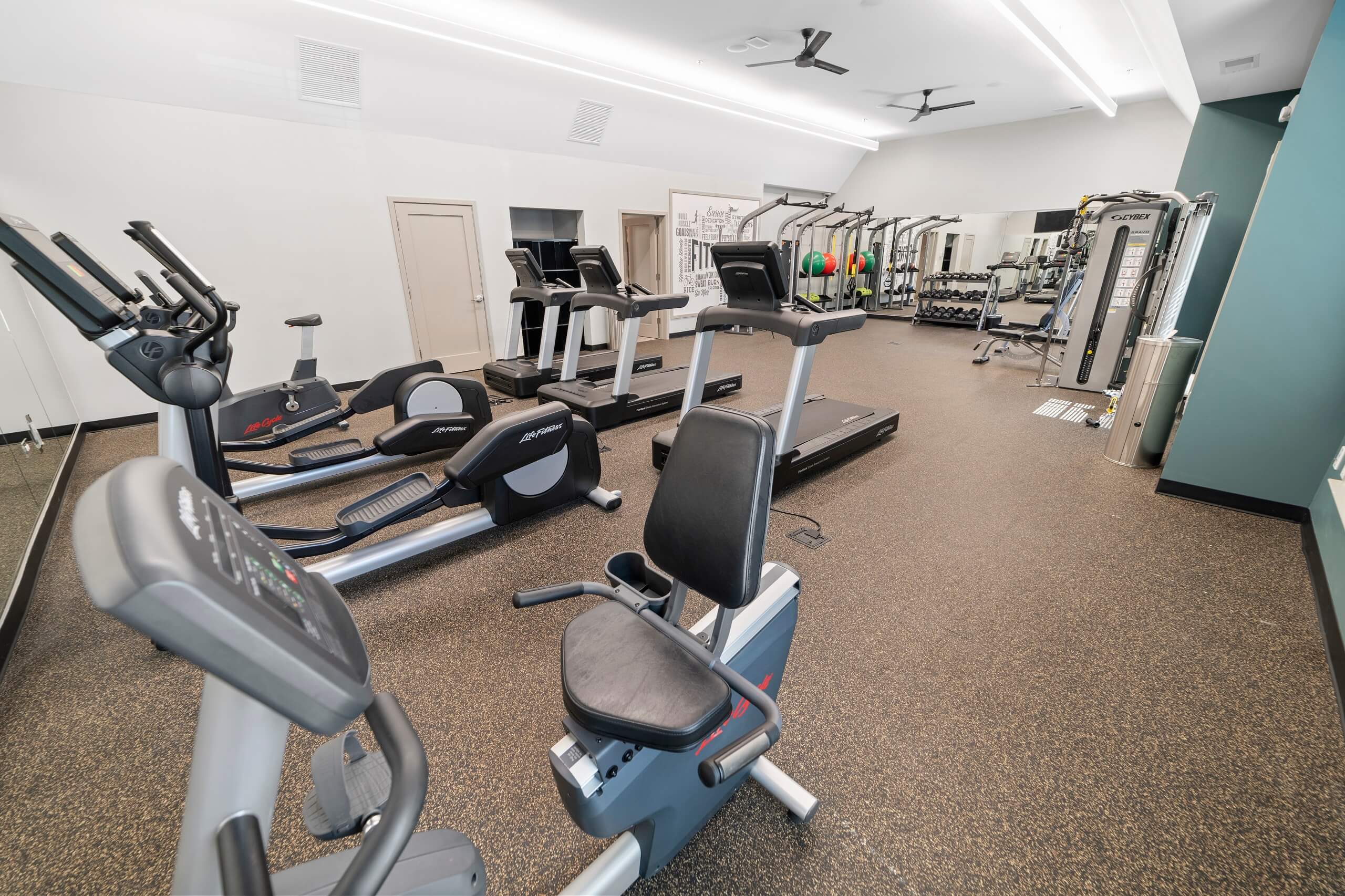 Gym at Montgomery Place Apartments