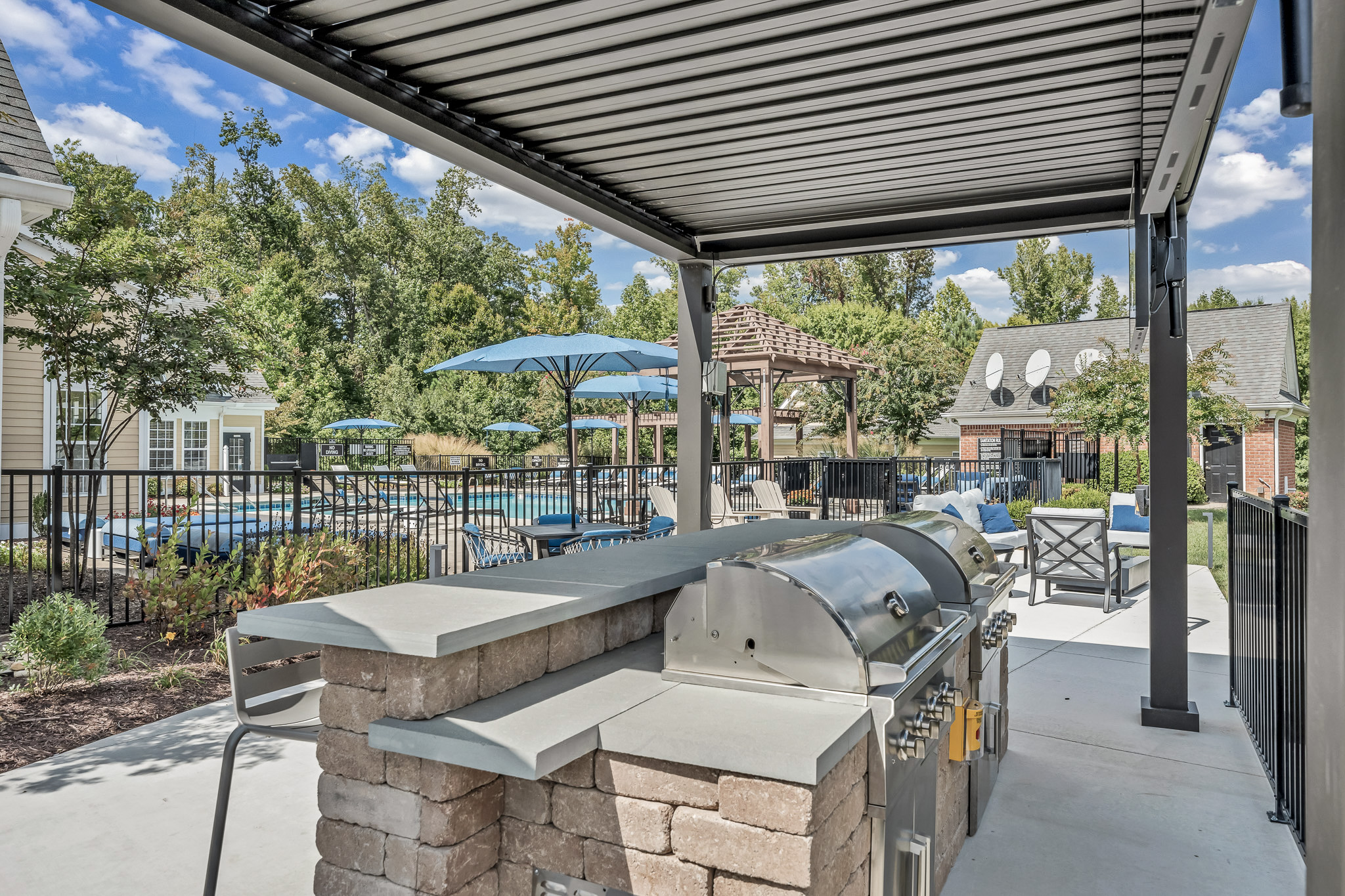Grill area at Enclave Apartments (1 of 2)