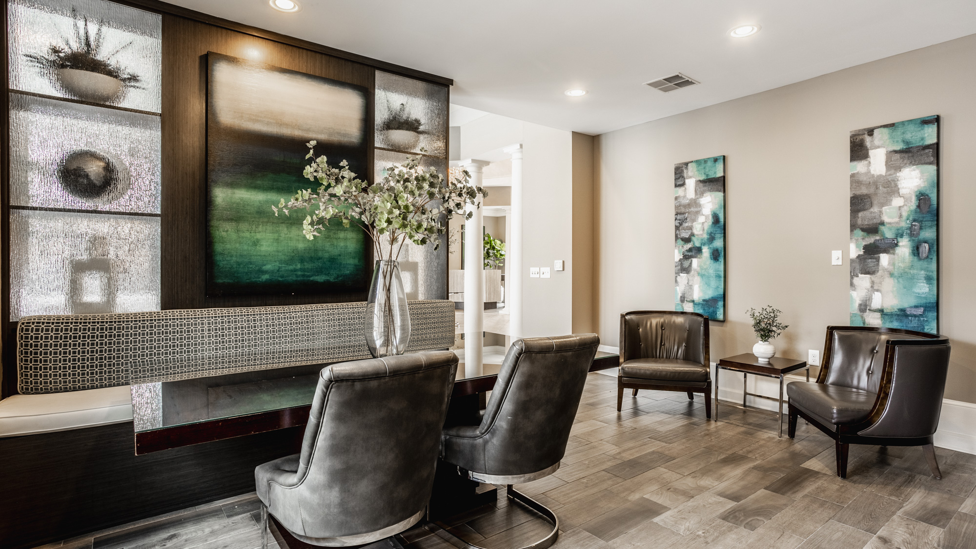 Lobby at The Avenue at Polaris Apartments (2 of 2)
