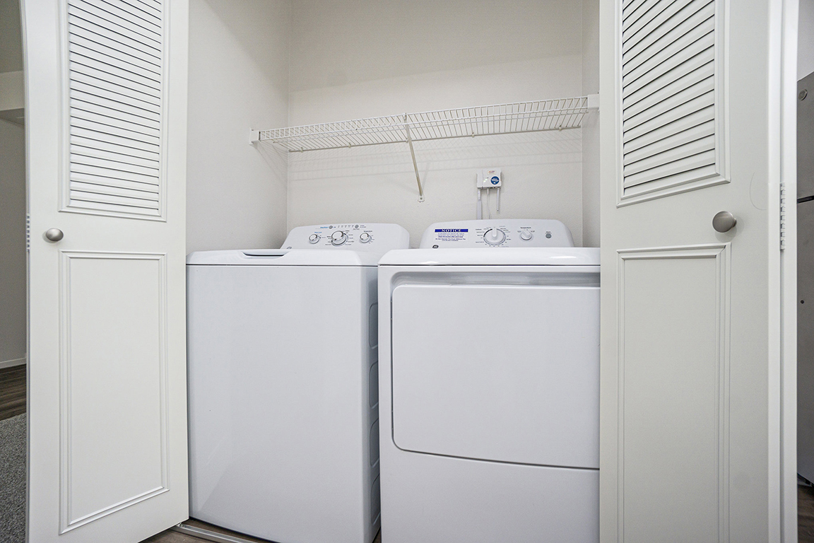 Laundry room at Glenn Valley Apartments