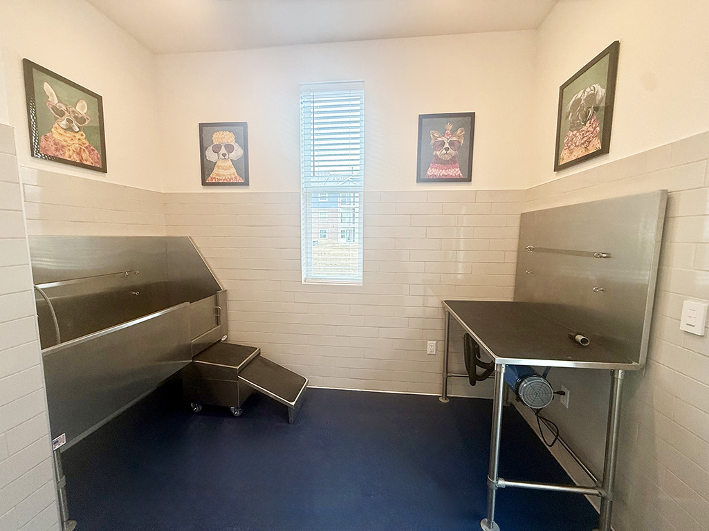 Pet wash at The Grove Apartment Homes