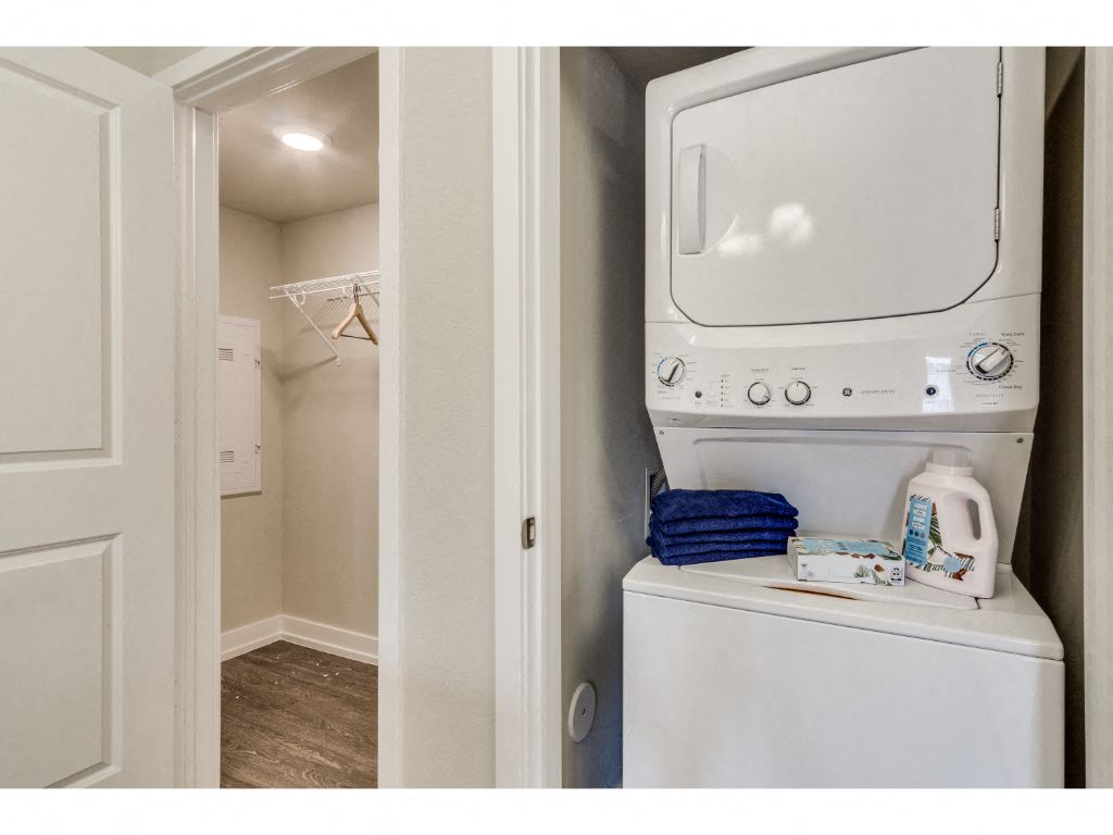 Laundry room at Montgomery Place Apartments