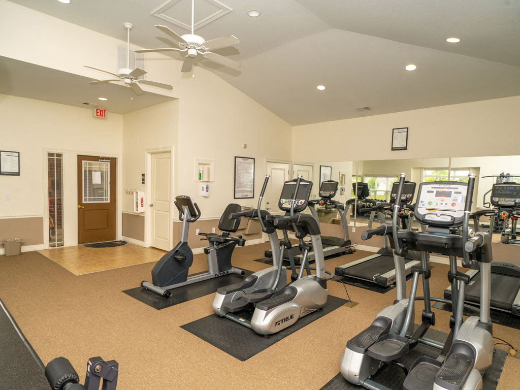Gym at Lynbrook Apartments and Townhomes (1 of 2)