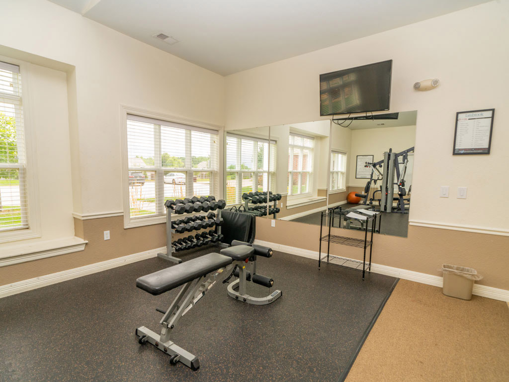 Gym at Lynbrook Apartments and Townhomes (2 of 2)