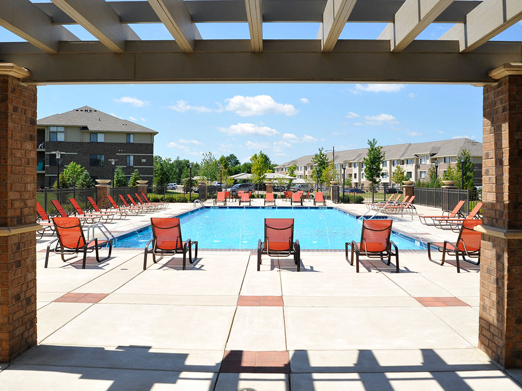 Pool at Prairie Lakes Apartments (2 of 2)