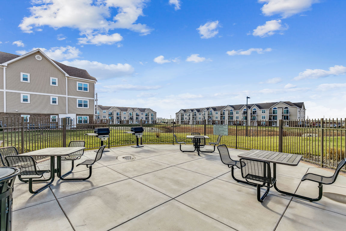 Grill area at Stoney Pointe Apartment Homes