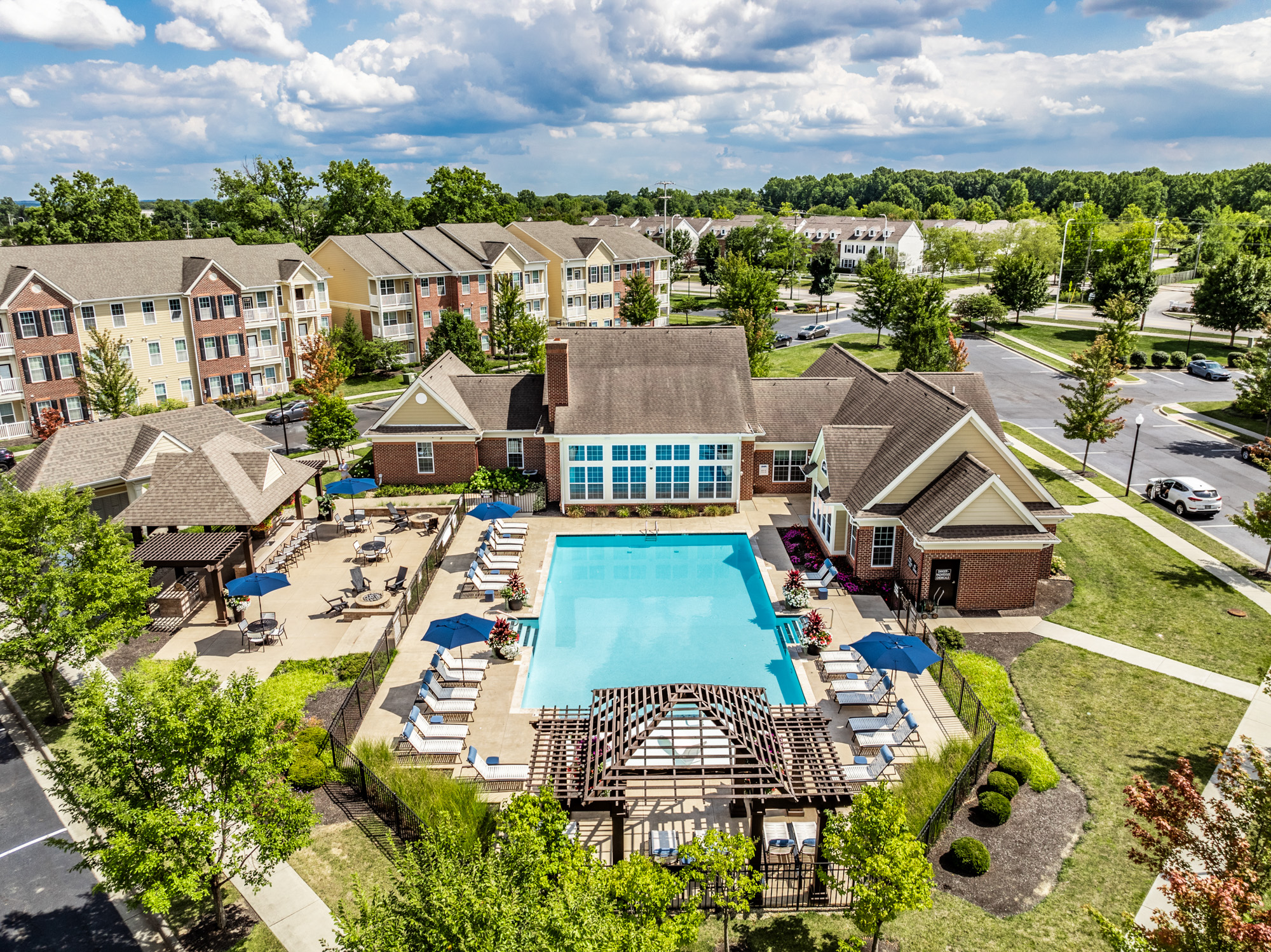 Pool at The Avenue at Polaris Apartments (1 of 7)