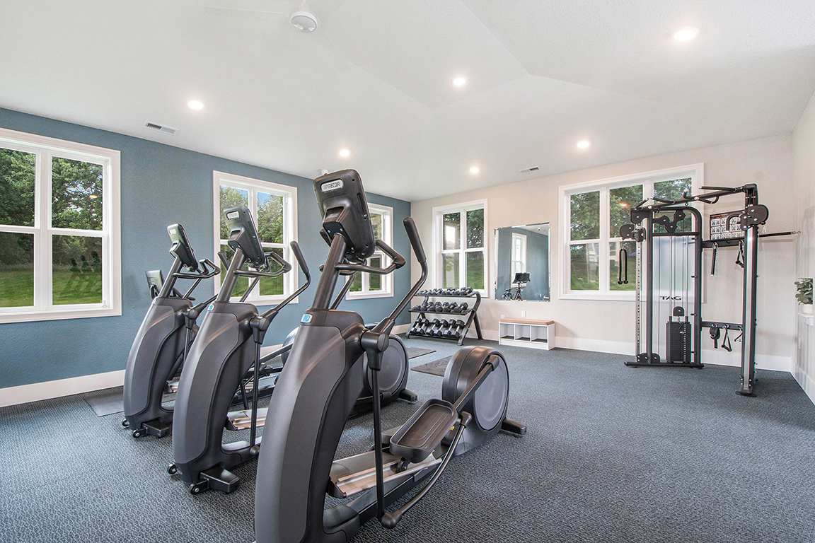 Gym at The Crossings Apartments (2 of 2)