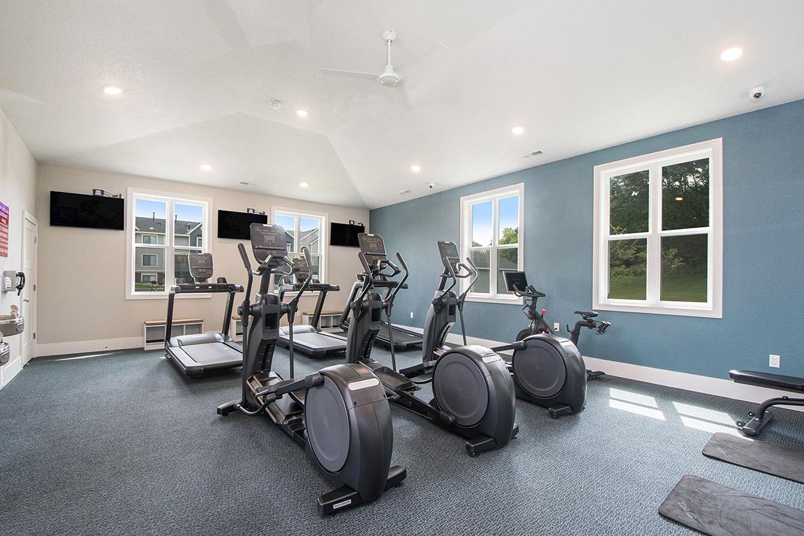 Gym at The Crossings Apartments (1 of 2)