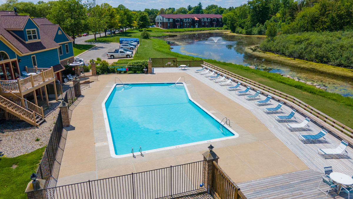 Pool at Trappers Cove Apartments (3 of 3)