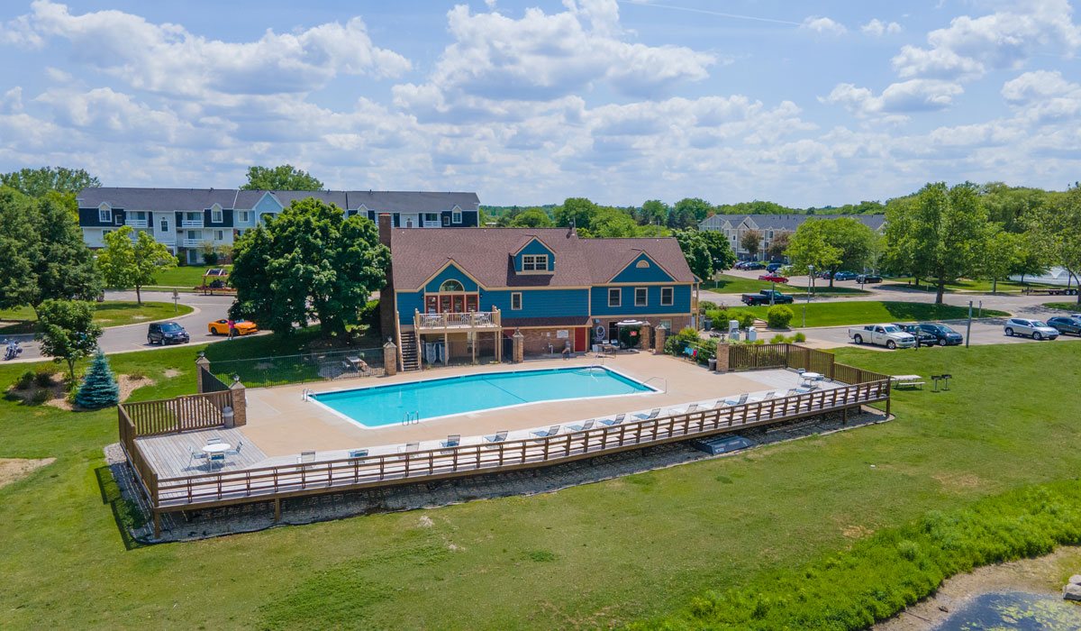 Pool at Trappers Cove Apartments (1 of 3)