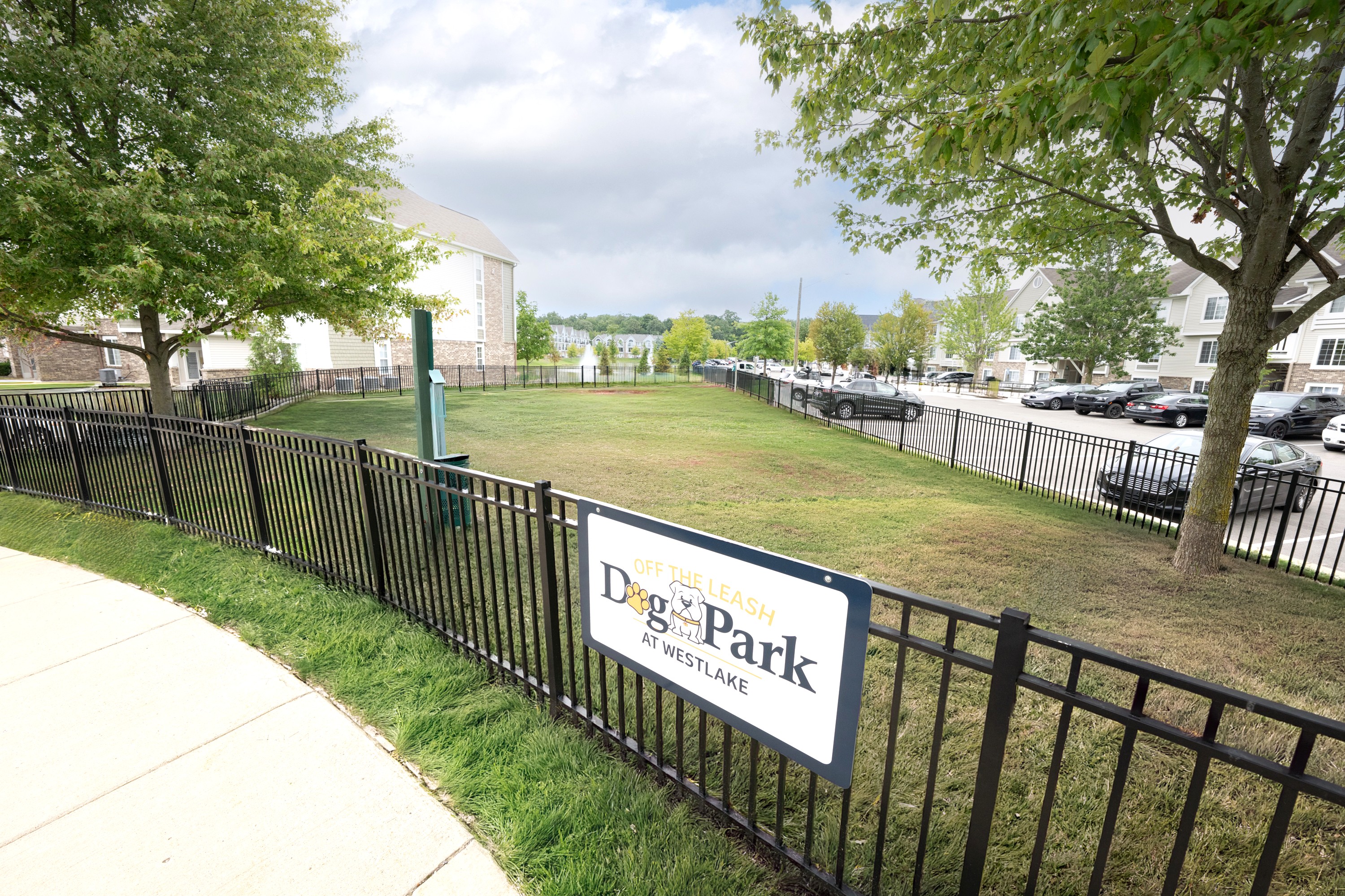 Dog park at Westlake Apartments