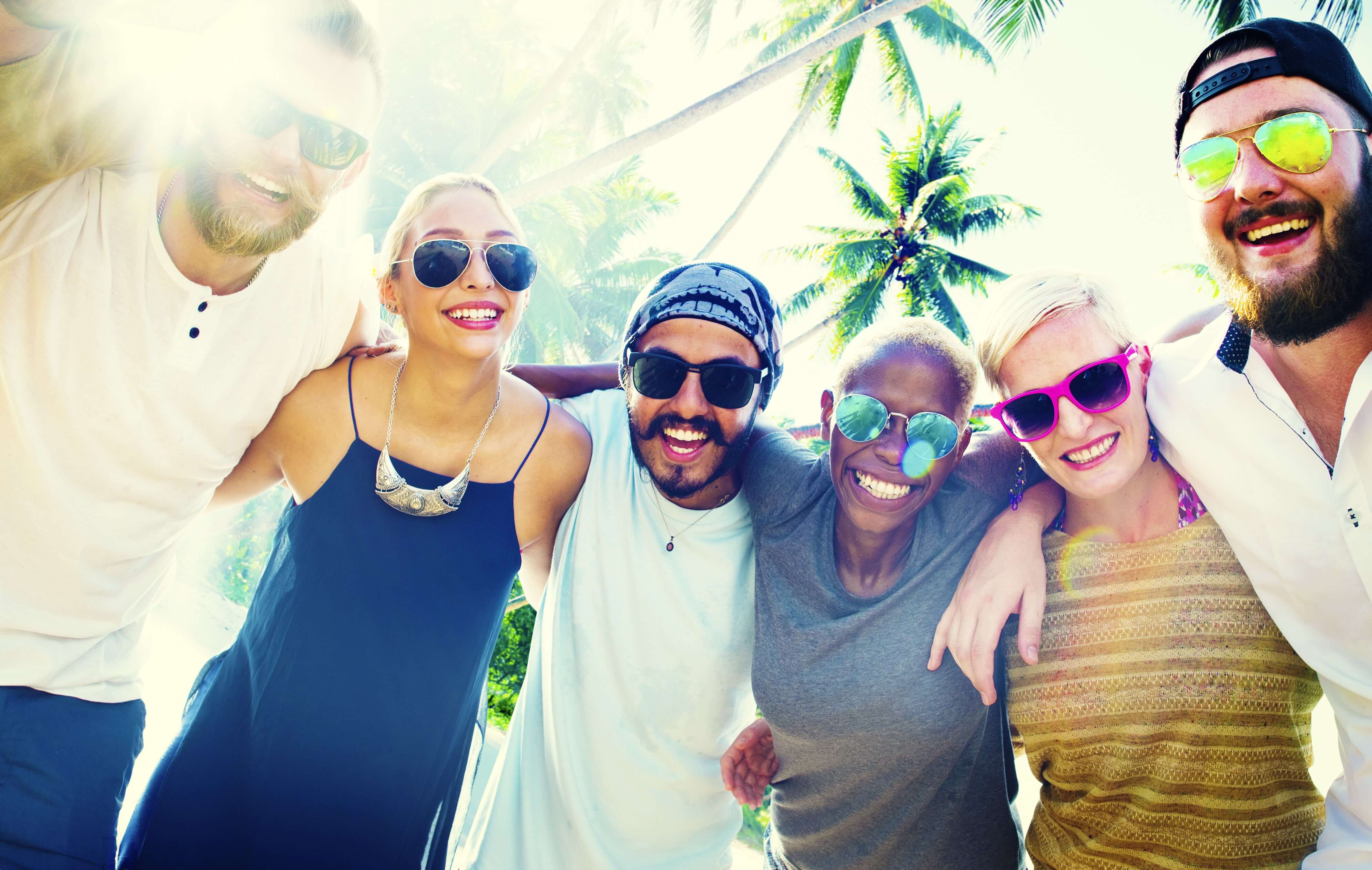 Cruise Guests at Beach