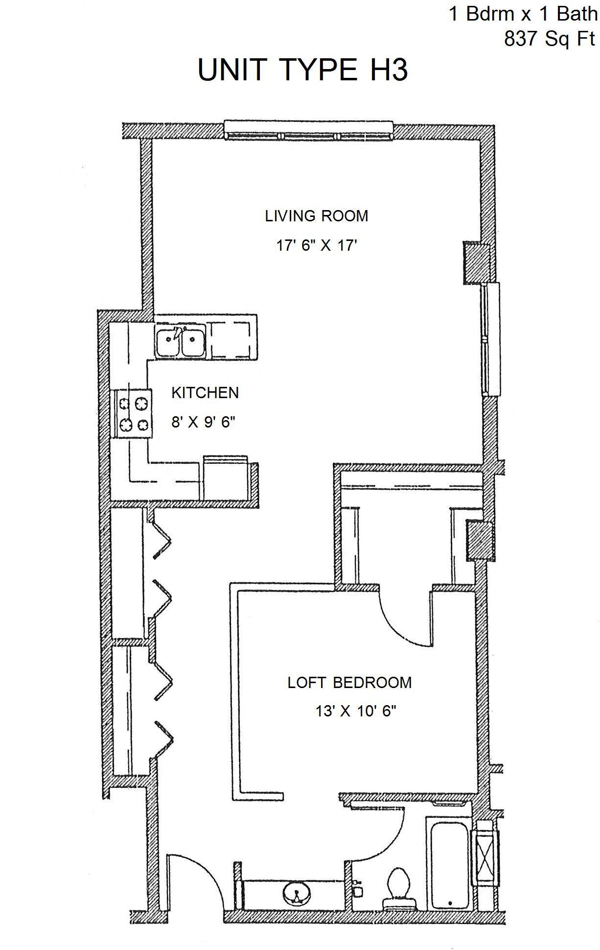 Garnet 60% floor plan