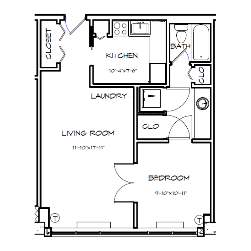 A1 floor plan